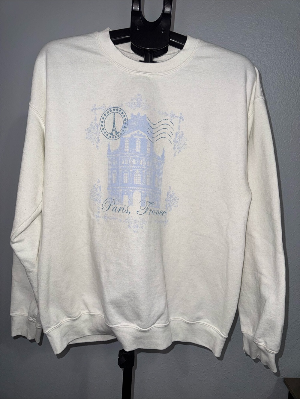 Golden Hour Paris France Eiffel Tower Crewneck Sweatshirt M/L Coquette